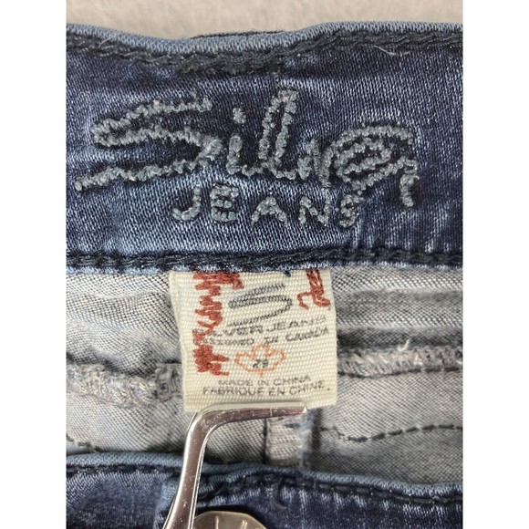 Silver Womens Jeans Blue Pixie Super Skinny 29x31 (27x28‎ Measured) - Picture 4 of 16